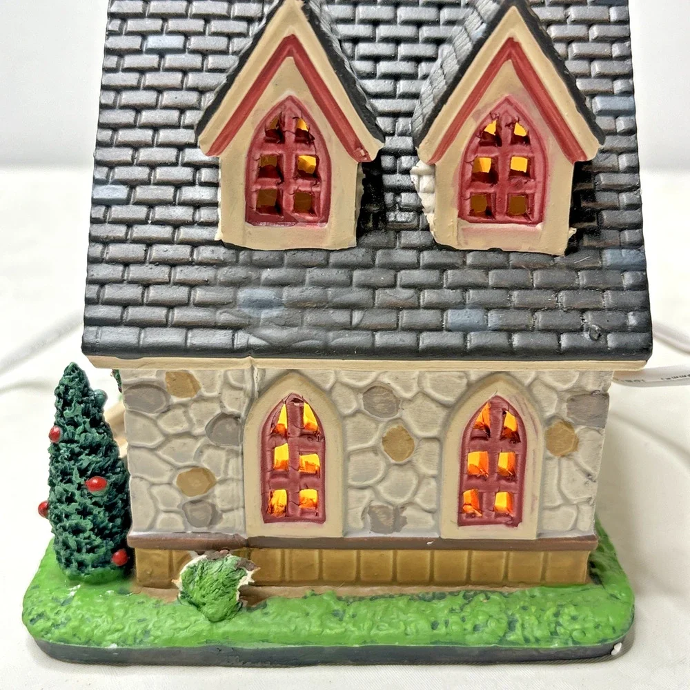 Lemax Grace Community Church #65155 2016 Village Collection Lighted READ - Picture 6 of 9